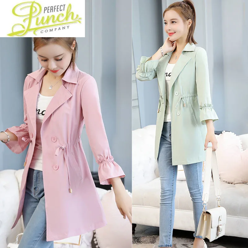Coat Korean Long Women's Windbreaker Spring Autumn Woman Fashion Trench Coats 2021 Overcoat Sobretudo Feminino KJ2332
Coat Korean Long Women's Windbreaker Spring Autumn Woman Fashion Trench Coats 2021 Overcoat Sobretudo Feminino KJ2332