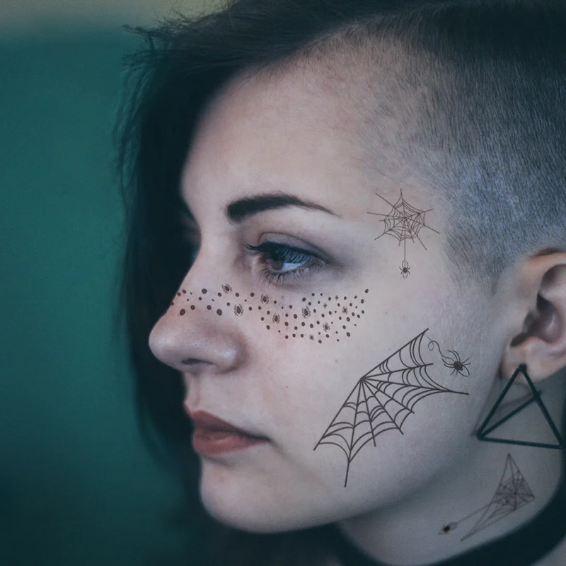 1 piece of Halloween waterproof temporary tattoo stickers facial makeup special face scar dress up for Halloween
1 piece of Halloween waterproof temporary tattoo stickers facial makeup special face scar dress up for Halloween