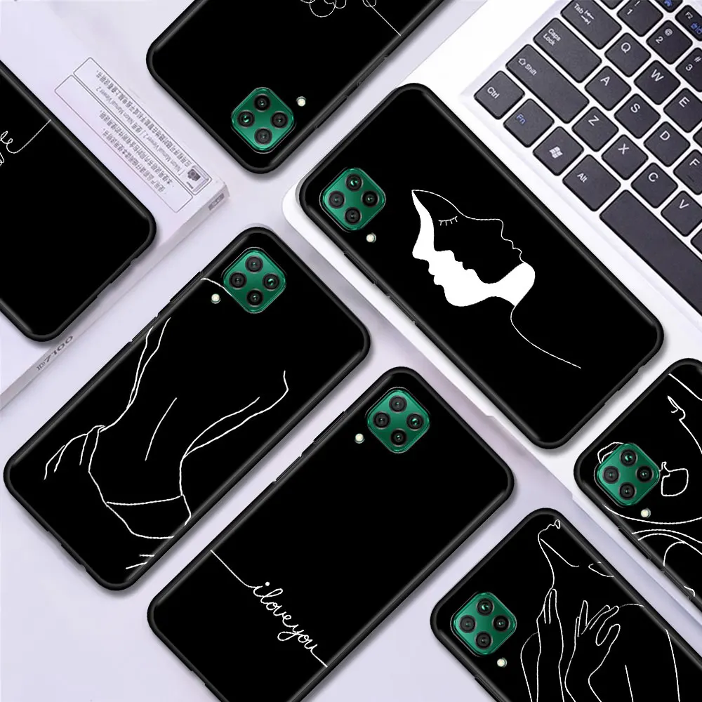 Black Art Line White Cover For Huawei P Smart Z P30 P40 Lite E P20 Pro P10 Phone Case P20Lite 2018 2019 P10Lite Soft TPU Shell
Black Art Line White Cover For Huawei P Smart Z P30 P40 Lite E P20 Pro P10 Phone Case P20Lite 2018 2019 P10Lite Soft TPU Shell