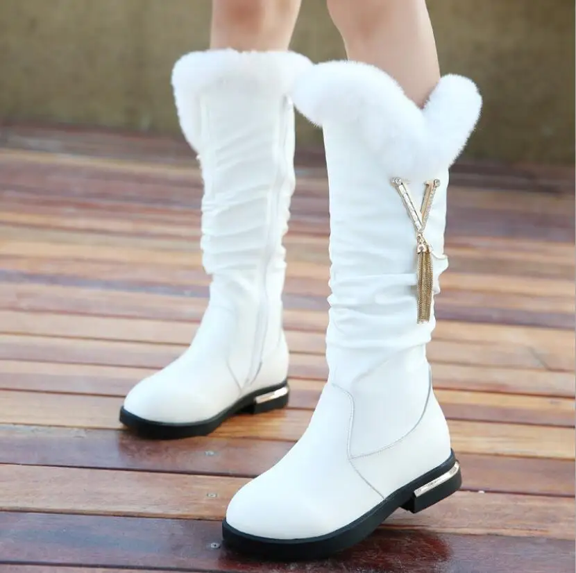 New high quality Genuine leather Girls Long Snow Boots 26-37 Winter boots for Plush Warm Shoes for girls kids Sport Shoes
New high quality Genuine leather Girls Long Snow Boots 26-37 Winter boots for Plush Warm Shoes for girls kids Sport Shoes