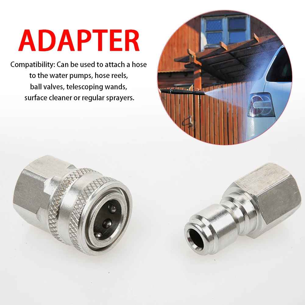 3/8inch Garden Cleaning Machine Easy Install Quick Connect Multifunction Pressure Washer Adapter Set Durable With Thread Home
3/8inch Garden Cleaning Machine Easy Install Quick Connect Multifunction Pressure Washer Adapter Set Durable With Thread Home