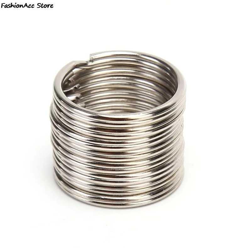 100PCS Dia 12 15 16 20mm Stainless Steel DIY Polished Split Ring Keyrings Key Chain Hoop Loop Key Holder
100PCS Dia 12 15 16 20mm Stainless Steel DIY Polished Split Ring Keyrings Key Chain Hoop Loop Key Holder
