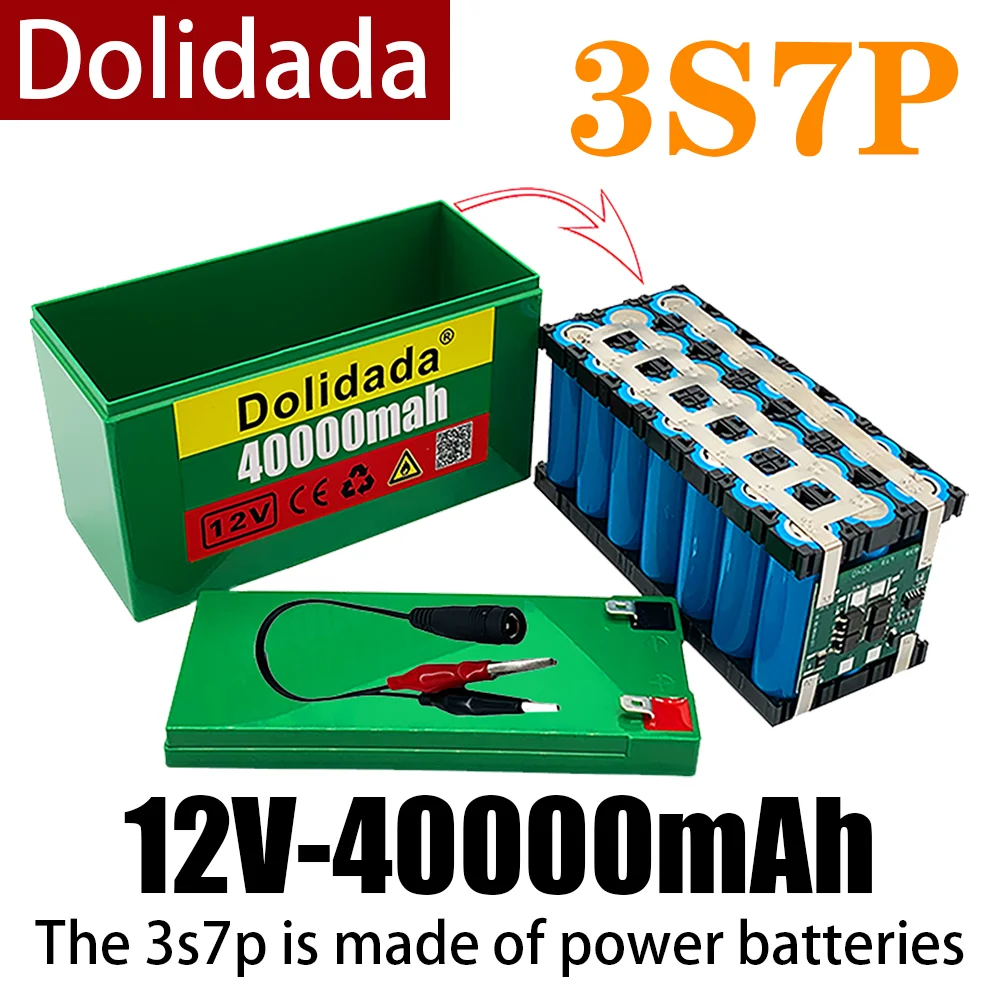 Аккумулятор литиевый 18650 12V3s 7p, встроенный блок BMS высокого тока 40 Ач, используется для распылителей и других инструментов.
Аккумулятор литиевый 18650 12V3s 7p, встроенный блок BMS высокого тока 40 Ач, используется для распылителей и других инструментов.
