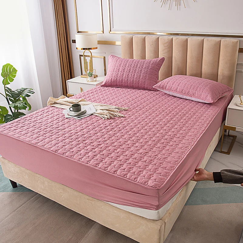 Mattress Protector Bed Sheets Solid Color Washed Cotton Soft Bed Sheets All Inclusive Telo Copritutto Home Textile DI50CD
Mattress Protector Bed Sheets Solid Color Washed Cotton Soft Bed Sheets All Inclusive Telo Copritutto Home Textile DI50CD