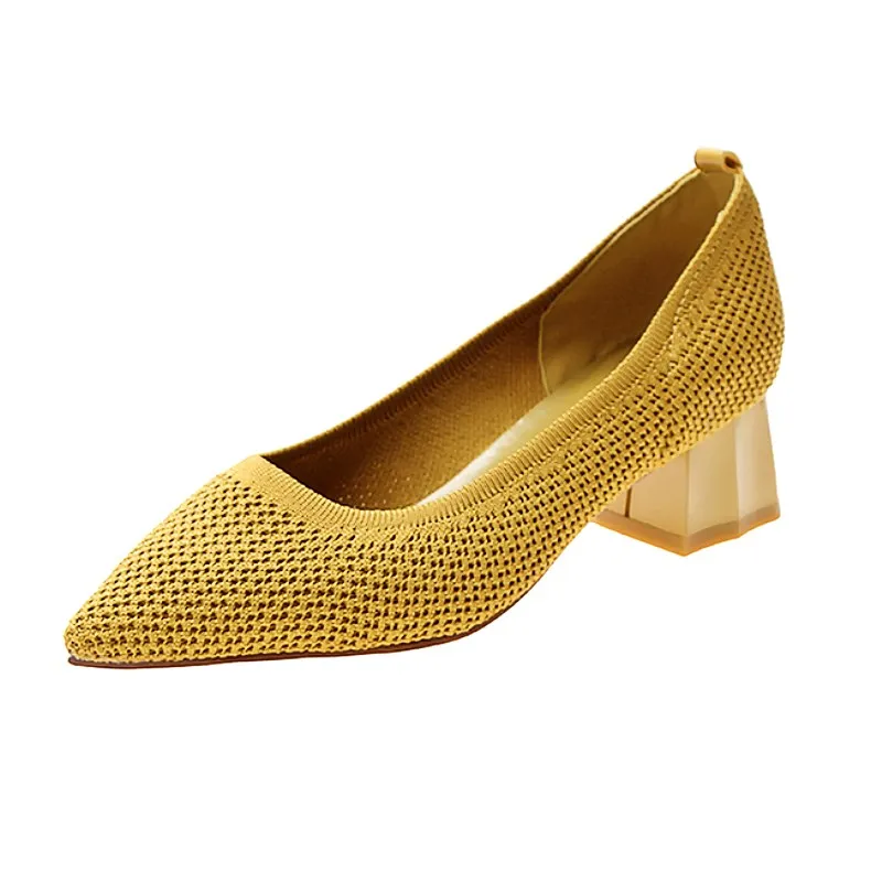 SLHJC Women Pumps Spring Summer Stretchy Fabric Med Chunky Heels Shoes Slip On Sexy Pointed Toe Work Office Casual Daily Shoe 
SLHJC Women Pumps Spring Summer Stretchy Fabric Med Chunky Heels Shoes Slip On Sexy Pointed Toe Work Office Casual Daily Shoe