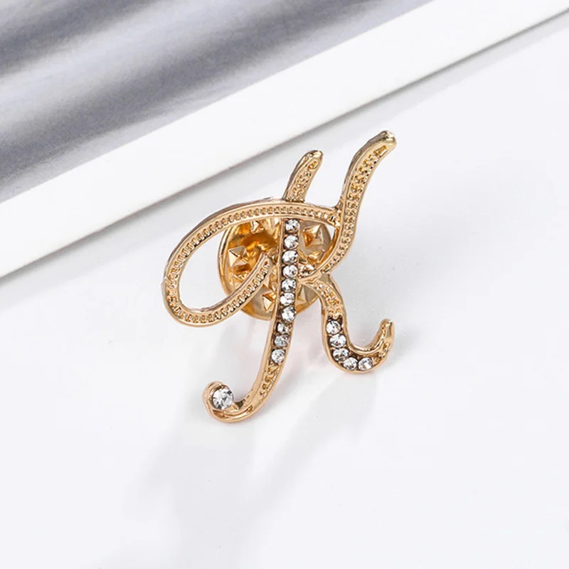 Sparkling Clear Rhinestones 26 Initial A to Z Letters Brooch Pins For Women Elegant Jewelry Clothes Accessories
Sparkling Clear Rhinestones 26 Initial A to Z Letters Brooch Pins For Women Elegant Jewelry Clothes Accessories