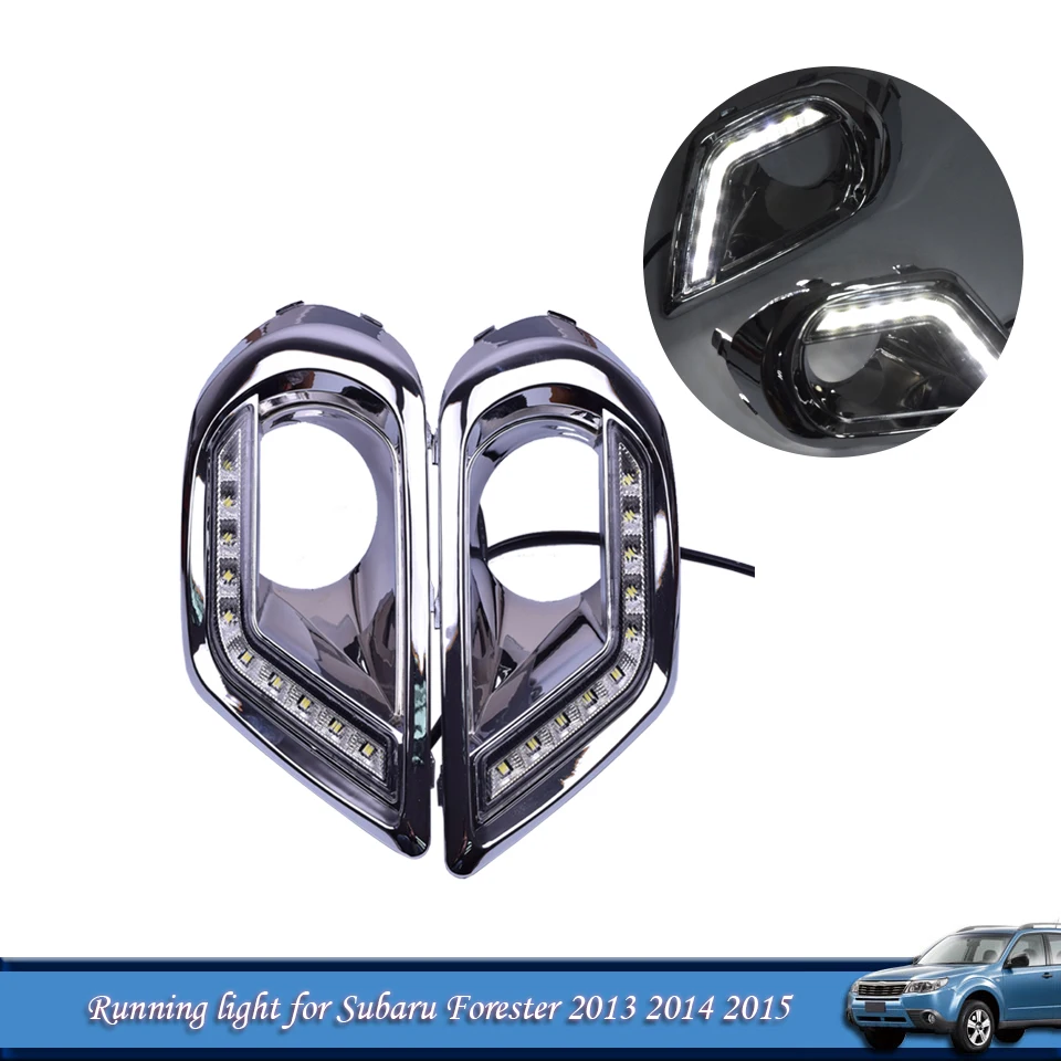 2 предмета для Subaru Forester 2013 2014 2015 Автомобильный светодиодный DRL Дневной светильник бег светильник колпак противотуманных фар
2 предмета для Subaru Forester 2013 2014 2015 Автомобильный светодиодный DRL Дневной светильник бег светильник колпак противотуманных фар