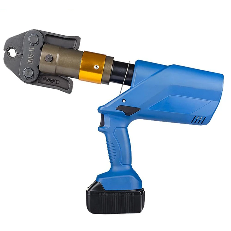 Portable 15-32mm rechargeable stainless steel pipe crimping machine 18v battery stainless steel pipe crimping tool
Portable 15-32mm rechargeable stainless steel pipe crimping machine 18v battery stainless steel pipe crimping tool