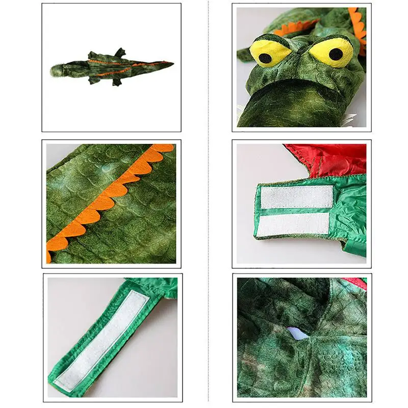 Pet Funny Cosplay Costume Cute Crocodile Modeling Halloween Carnival Party Decor Supplies Pet Dog Coat Cosplay Overalls
Pet Funny Cosplay Costume Cute Crocodile Modeling Halloween Carnival Party Decor Supplies Pet Dog Coat Cosplay Overalls