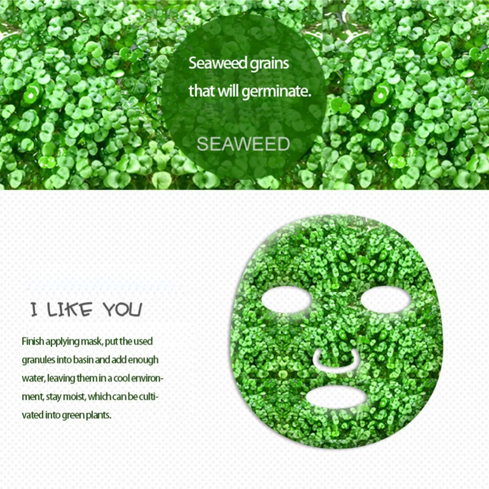 Facial Mask Natural Seaweed Mask Granules Powder Collagen Beauty Mask Anti Aging wrinkle Whitening Moisturizing Face Skin Care
Facial Mask Natural Seaweed Mask Granules Powder Collagen Beauty Mask Anti Aging wrinkle Whitening Moisturizing Face Skin Care