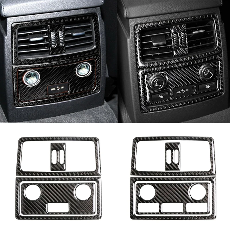 For BMW 5 Series E60 E61 04 - 10 Carbon Fiber Car Interior Rear Air Condition Outlet Panel Cigarette Lighter Frame Cover Trim 
For BMW 5 Series E60 E61 04 - 10 Carbon Fiber Car Interior Rear Air Condition Outlet Panel Cigarette Lighter Frame Cover Trim