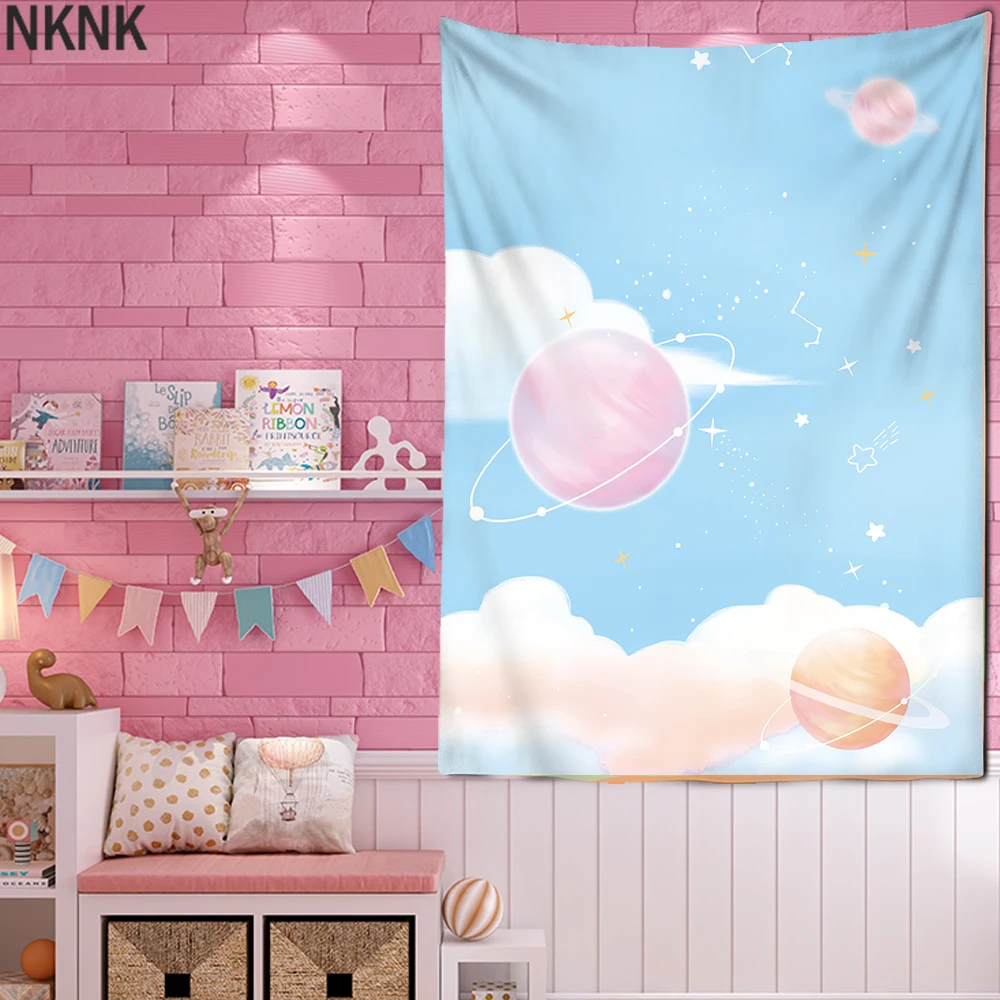Pink Colorful Clouds Starry Tapestry universe Wall Hanging Child Room Dorm Tapestries Art Home Psychedelic Kawaii Room Decor
Pink Colorful Clouds Starry Tapestry universe Wall Hanging Child Room Dorm Tapestries Art Home Psychedelic Kawaii Room Decor