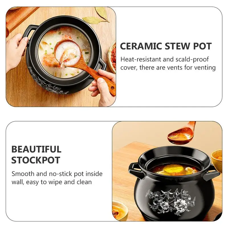 1 Pc 2 L Multipurpose Stock Pot Wear-resistant Stew Pot Kitchen Cooking Pot
1 Pc 2 L Multipurpose Stock Pot Wear-resistant Stew Pot Kitchen Cooking Pot
