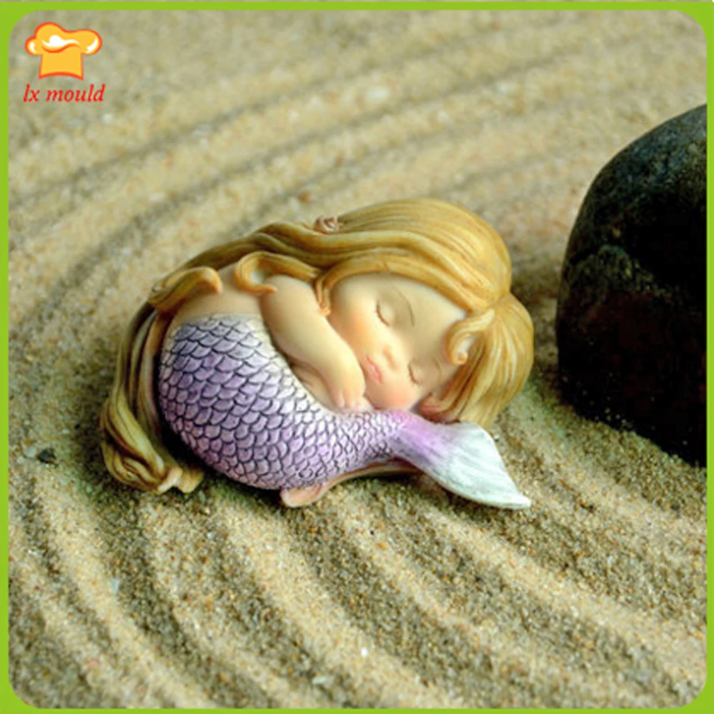 Creative Cute Mermaid Princess Girl Angel Doll Chocolate Mould Cake Decoration Sucrose Silicone Mold
Creative Cute Mermaid Princess Girl Angel Doll Chocolate Mould Cake Decoration Sucrose Silicone Mold