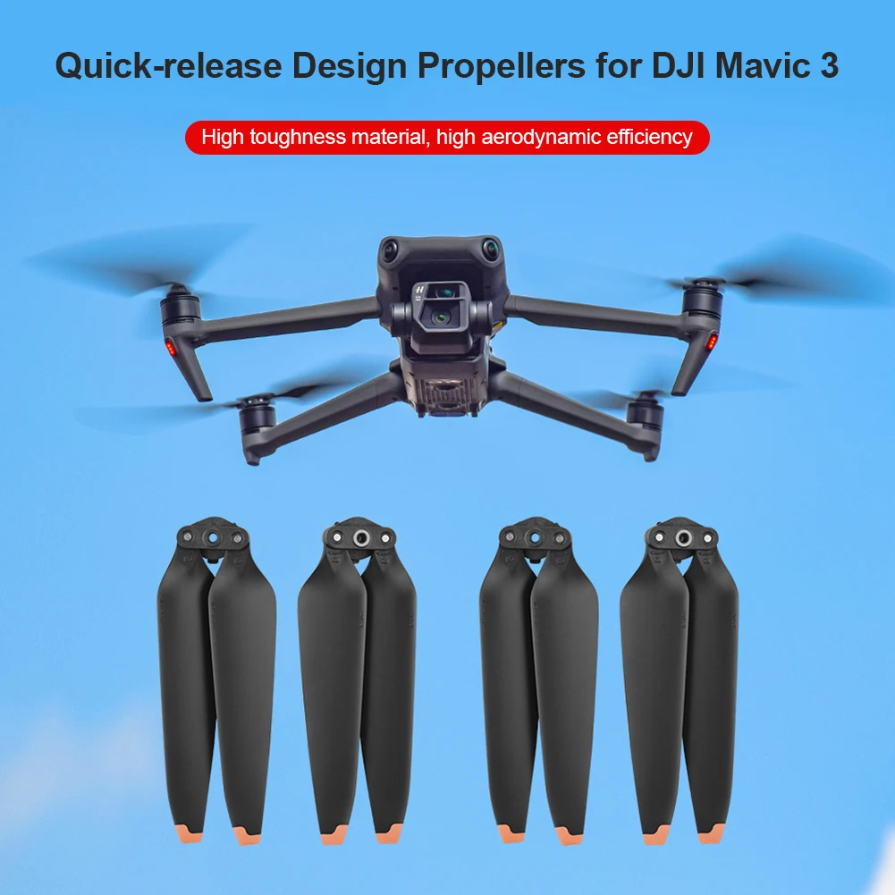 Mini Foldable 2-Blade Propeller Set, Durable And Quick-Release Wing Drone Tunnel Accessories for DJI Mavic 3 Drone Accessories
Mini Foldable 2-Blade Propeller Set, Durable And Quick-Release Wing Drone Tunnel Accessories for DJI Mavic 3 Drone Accessories