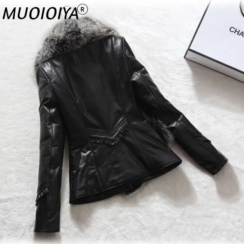 100% Sheepskin Coat Female Fox Fur Collar Parka 2021 Winter Jacket Women Genuine Leather Jacket Chaqueta Mujer 4xl MY
100% Sheepskin Coat Female Fox Fur Collar Parka 2021 Winter Jacket Women Genuine Leather Jacket Chaqueta Mujer 4xl MY
