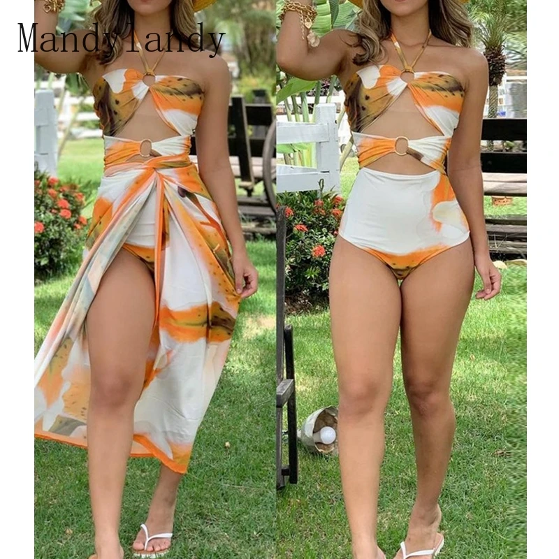 Mandylandy Floral Print Swimsuit-with Shawl Women High Waist Swimwear Summer Beach Wear High Waist Bikini Brazilian Bathing Suit
Mandylandy Floral Print Swimsuit-with Shawl Women High Waist Swimwear Summer Beach Wear High Waist Bikini Brazilian Bathing Suit