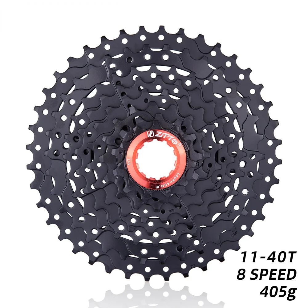 MTB 8 Speed Cassette 11-40 Black Freewheel 11-40T k7 8speed Lightweight and durable for M410 X4 HG cassette Mountain Bike
MTB 8 Speed Cassette 11-40 Black Freewheel 11-40T k7 8speed Lightweight and durable for M410 X4 HG cassette Mountain Bike