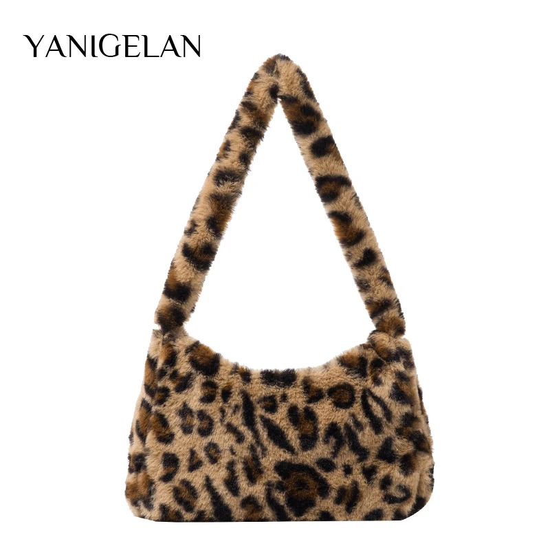 Winter New 2021 Fashion Leopard Print Women Handbag Plush Soft Warm Casual Shoulder Pack Female Shopping Tote Bags
Winter New 2021 Fashion Leopard Print Women Handbag Plush Soft Warm Casual Shoulder Pack Female Shopping Tote Bags