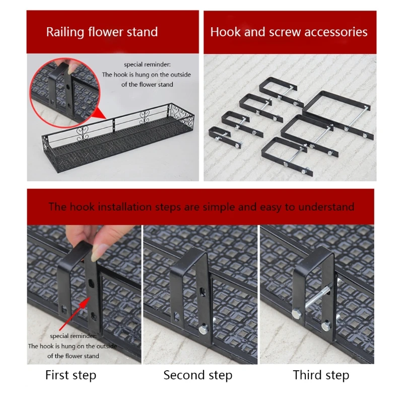 2021 New Rectangle Hanging Flower Pot Rack Organizer Flowerpot Storage Balcony Flower Pot
2021 New Rectangle Hanging Flower Pot Rack Organizer Flowerpot Storage Balcony Flower Pot