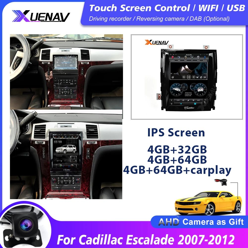 Автомагнитола 2 Din на Android, мультимедийный плеер для Cadillac Escalade 2007, 2008, 2009, 2010, 2011, 2012, автомобильный GPS-навигатор, стерео
Автомагнитола 2 Din на Android, мультимедийный плеер для Cadillac Escalade 2007, 2008, 2009, 2010, 2011, 2012, автомобильный GPS-навигатор, стерео