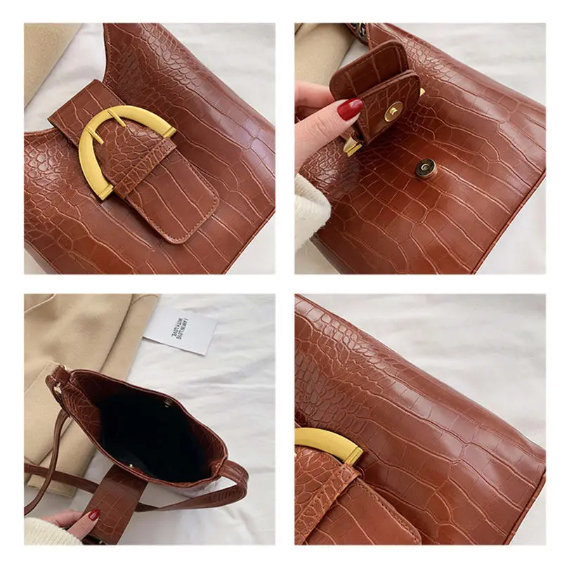 Small Crossbody Bags for Women Vintage Pu Leather Crocodile Female Messenger Bag Hasp Fashion
Small Crossbody Bags for Women Vintage Pu Leather Crocodile Female Messenger Bag Hasp Fashion