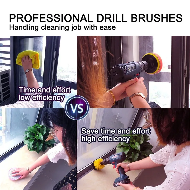 3Pcs/Set 2/3.5/4'' Electric Scrubber Brush Drill Brush Kit Plastic Round Cleaning Brush for Carpet Glass Car Tires Nylon Brushes
3Pcs/Set 2/3.5/4'' Electric Scrubber Brush Drill Brush Kit Plastic Round Cleaning Brush for Carpet Glass Car Tires Nylon Brushes