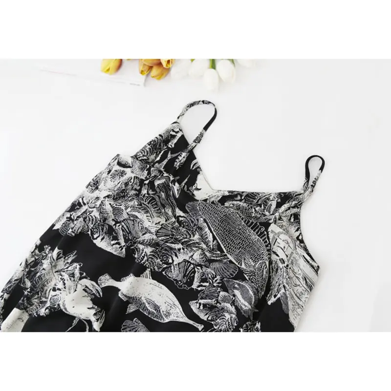 XITAO Print Chiffon Camisole Sleeveless Dress 2021 Summer New Casual Fashion Easy Show Thin Temperament All Match CLL1613
XITAO Print Chiffon Camisole Sleeveless Dress 2021 Summer New Casual Fashion Easy Show Thin Temperament All Match CLL1613
