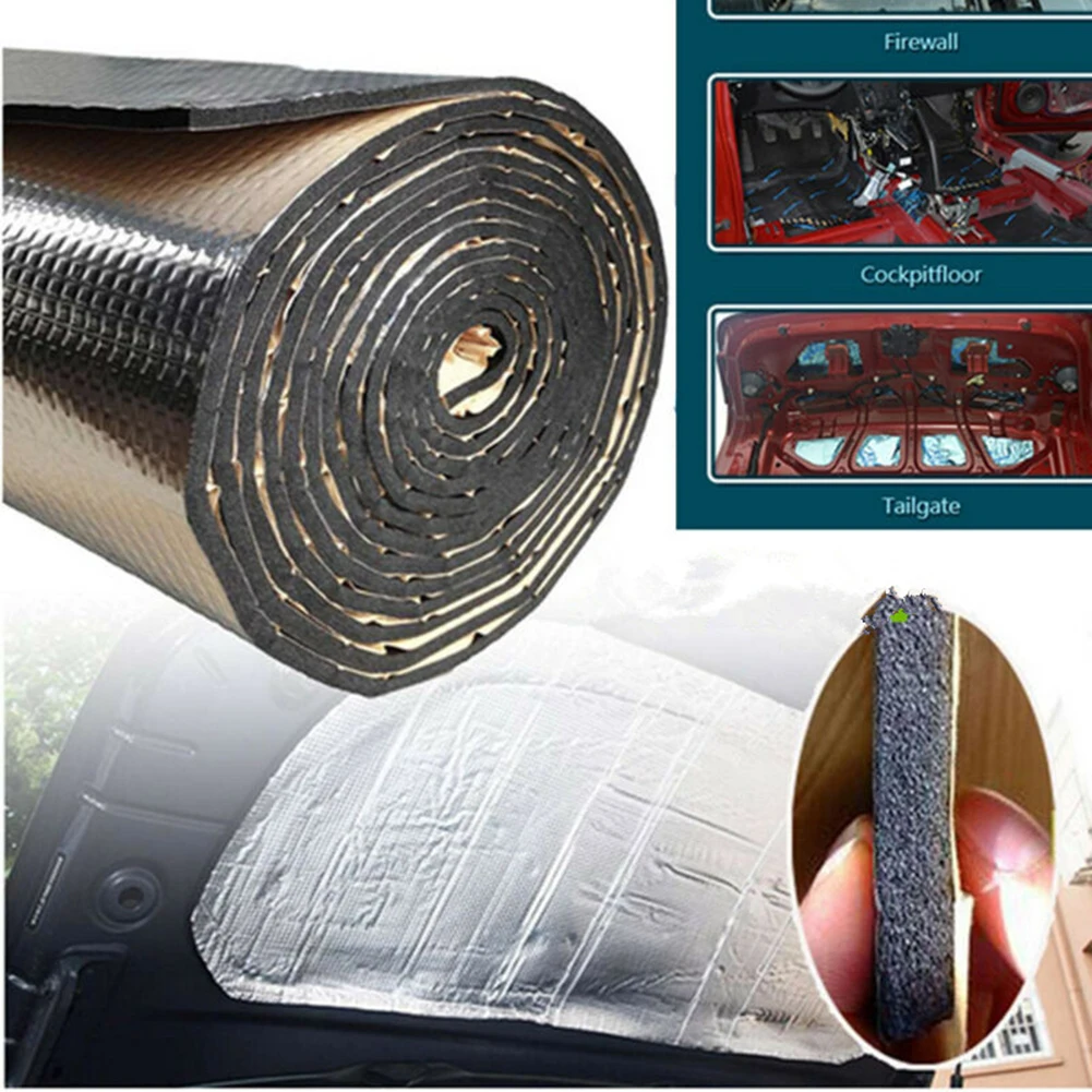10mm 50x25cm Car Soundproofing Deadening Mat Heat Sound Insulation Cotton Firewall Auto Hood Door Deadener Foam
10mm 50x25cm Car Soundproofing Deadening Mat Heat Sound Insulation Cotton Firewall Auto Hood Door Deadener Foam