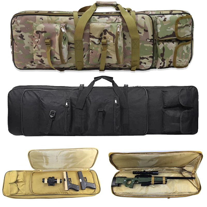 80/95/115cm Nylon Rifle Gun Case Bag Carrier Outdoor Sniper Hunting Backpack Military Shot Gun Protection Gun Accessory M4 AR 15 
80/95/115cm Nylon Rifle Gun Case Bag Carrier Outdoor Sniper Hunting Backpack Military Shot Gun Protection Gun Accessory M4 AR 15