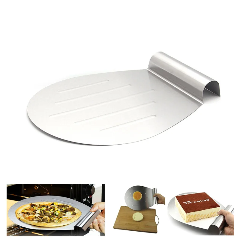Cake Lifter Stainless Steel Cake Safety Transfer Shovel Board Bread Pizza Pan Tray Moving Plate Cake Shovel Baking Accessories
Cake Lifter Stainless Steel Cake Safety Transfer Shovel Board Bread Pizza Pan Tray Moving Plate Cake Shovel Baking Accessories