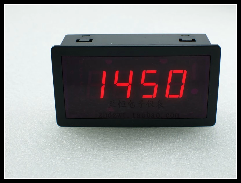 Digital inverter dedicated tachometer frequency meter 5135 digital display panel meter Display range: 0-9999
Digital inverter dedicated tachometer frequency meter 5135 digital display panel meter Display range: 0-9999