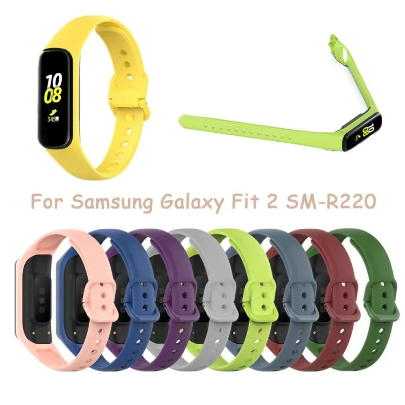 Smart Bracelet Wristband Sweatproof Strap For Samsung Galaxy Fit 2 SM-R220 Sport Soft Silicone Watch Strap For Galaxy Band Fit2 
Smart Bracelet Wristband Sweatproof Strap For Samsung Galaxy Fit 2 SM-R220 Sport Soft Silicone Watch Strap For Galaxy Band Fit2