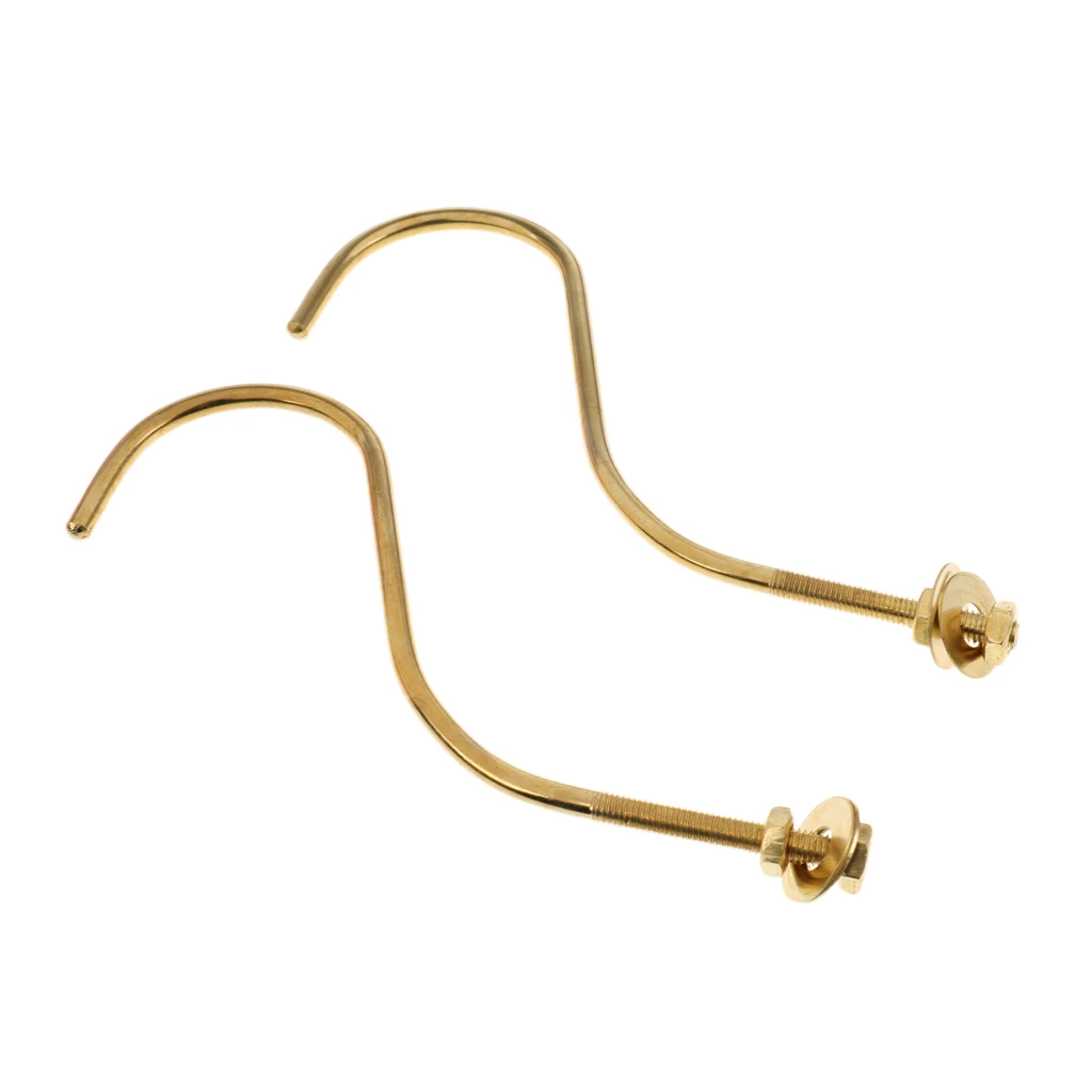 MagiDeal 2 Pieces Brass Billiards Snooker Pool Table Edge Hook Cue Racks Cue Holder
MagiDeal 2 Pieces Brass Billiards Snooker Pool Table Edge Hook Cue Racks Cue Holder