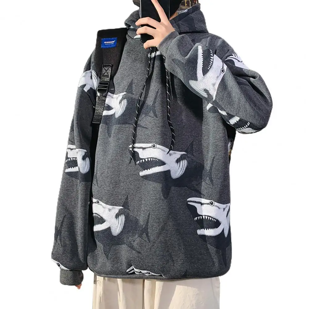 Hooded plus velvet printed Shark Hoodies Pullover men's spring autumn 2020 hip hop Streetwear Male's sweatshirt loose top coat
Hooded plus velvet printed Shark Hoodies Pullover men's spring autumn 2020 hip hop Streetwear Male's sweatshirt loose top coat