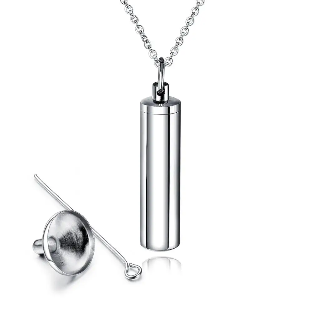 Custom Words Engraved Ashes Necklace For Family/Pet Stainless Steel Keepsake Ashes Jewelry With Free Colander
Custom Words Engraved Ashes Necklace For Family/Pet Stainless Steel Keepsake Ashes Jewelry With Free Colander