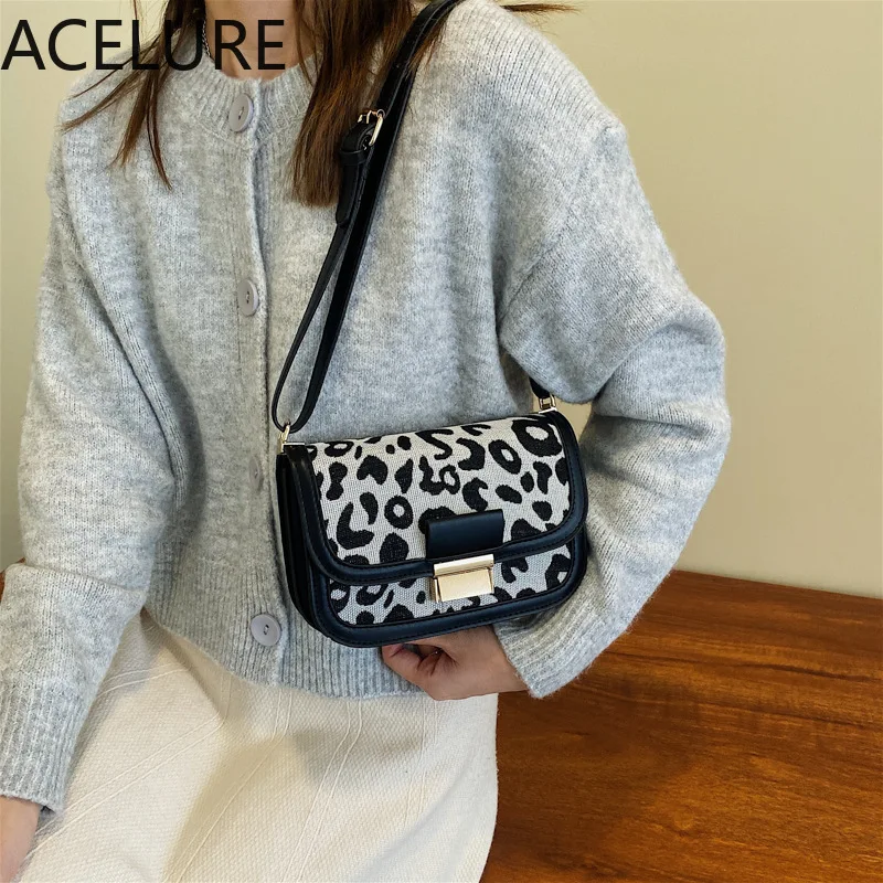 ACELURE Leopard PU Leather Small Square Bags New Autumn and Winter Small Shoulder Bags All-match Messenger Bag Female Bag Purse
ACELURE Leopard PU Leather Small Square Bags New Autumn and Winter Small Shoulder Bags All-match Messenger Bag Female Bag Purse