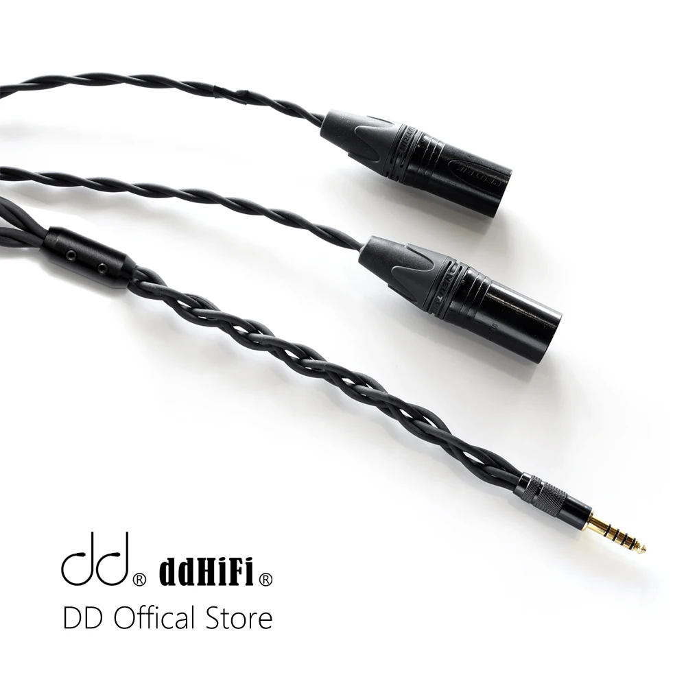 ddHiFi DIY XLR44A сбалансированный 4 к XLR 3pin аналоговый кабель hi res музыкальный плеер для динамиков|Аксессуары MP3