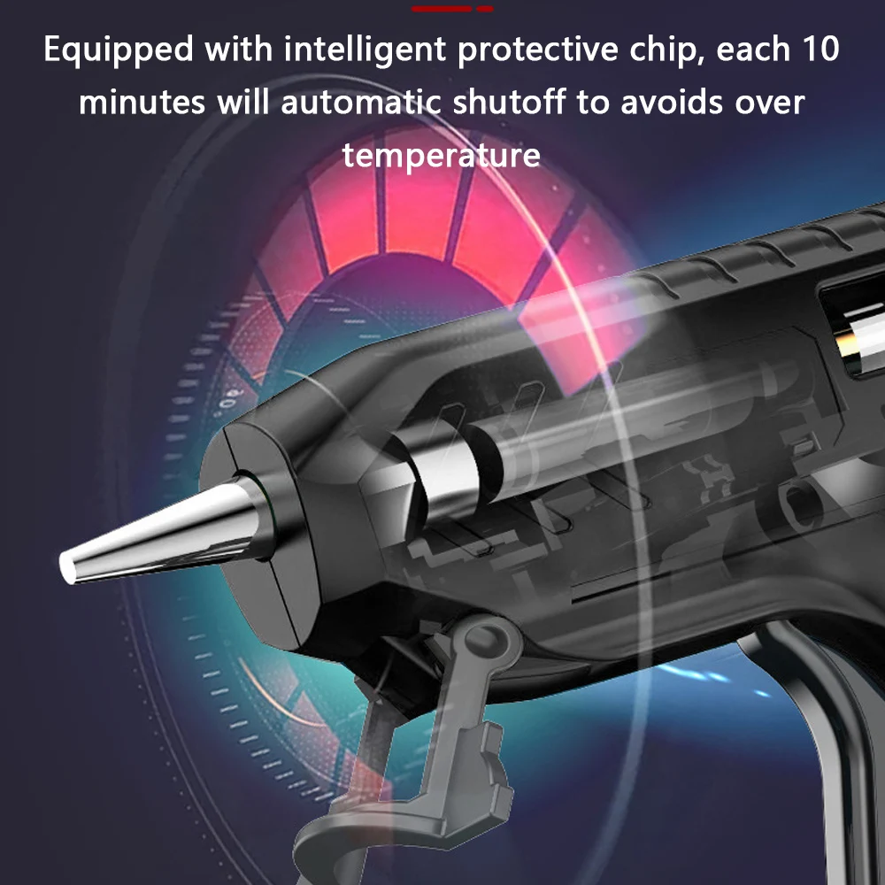 Cordless Hot Melt Glue Gun Machine with Glue-Stick USB Rechargeable Heat Temperature Tool Craft DIY Repairing Stick Tool Kits
Cordless Hot Melt Glue Gun Machine with Glue-Stick USB Rechargeable Heat Temperature Tool Craft DIY Repairing Stick Tool Kits
