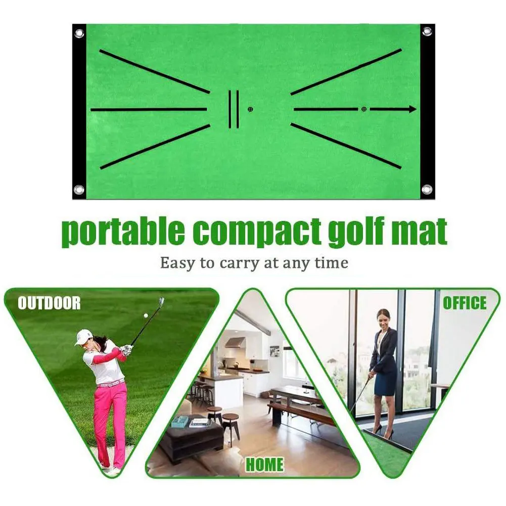 Golf Training Mat Portable Golf Practice Mats Training Cushion For Swing Detection Indoor Home 60*30cm Golf Swing Training Pad
Golf Training Mat Portable Golf Practice Mats Training Cushion For Swing Detection Indoor Home 60*30cm Golf Swing Training Pad