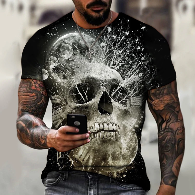 Horror skull spoof blood fingerprint print t-shirt men's street fashion retro trend short sleeve T-shirt sexy designer top
Horror skull spoof blood fingerprint print t-shirt men's street fashion retro trend short sleeve T-shirt sexy designer top