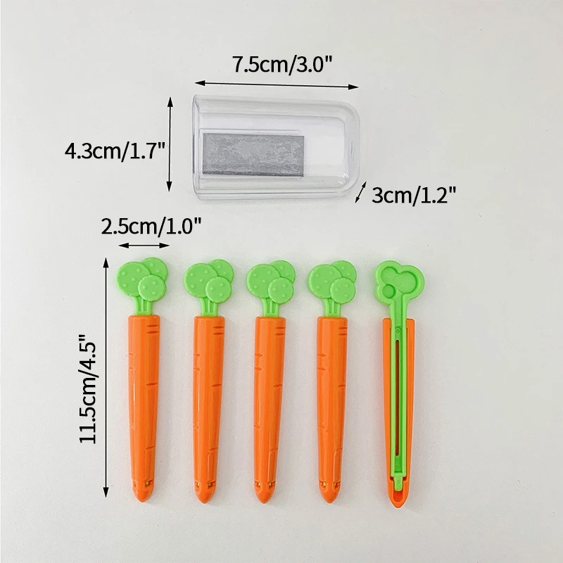 5pcs Preservation Clips Snack Sealing Clip Reusable Food Close Clip Cartoon Packages Clamp Keeping Fresh Clamp with Magnetic
5pcs Preservation Clips Snack Sealing Clip Reusable Food Close Clip Cartoon Packages Clamp Keeping Fresh Clamp with Magnetic