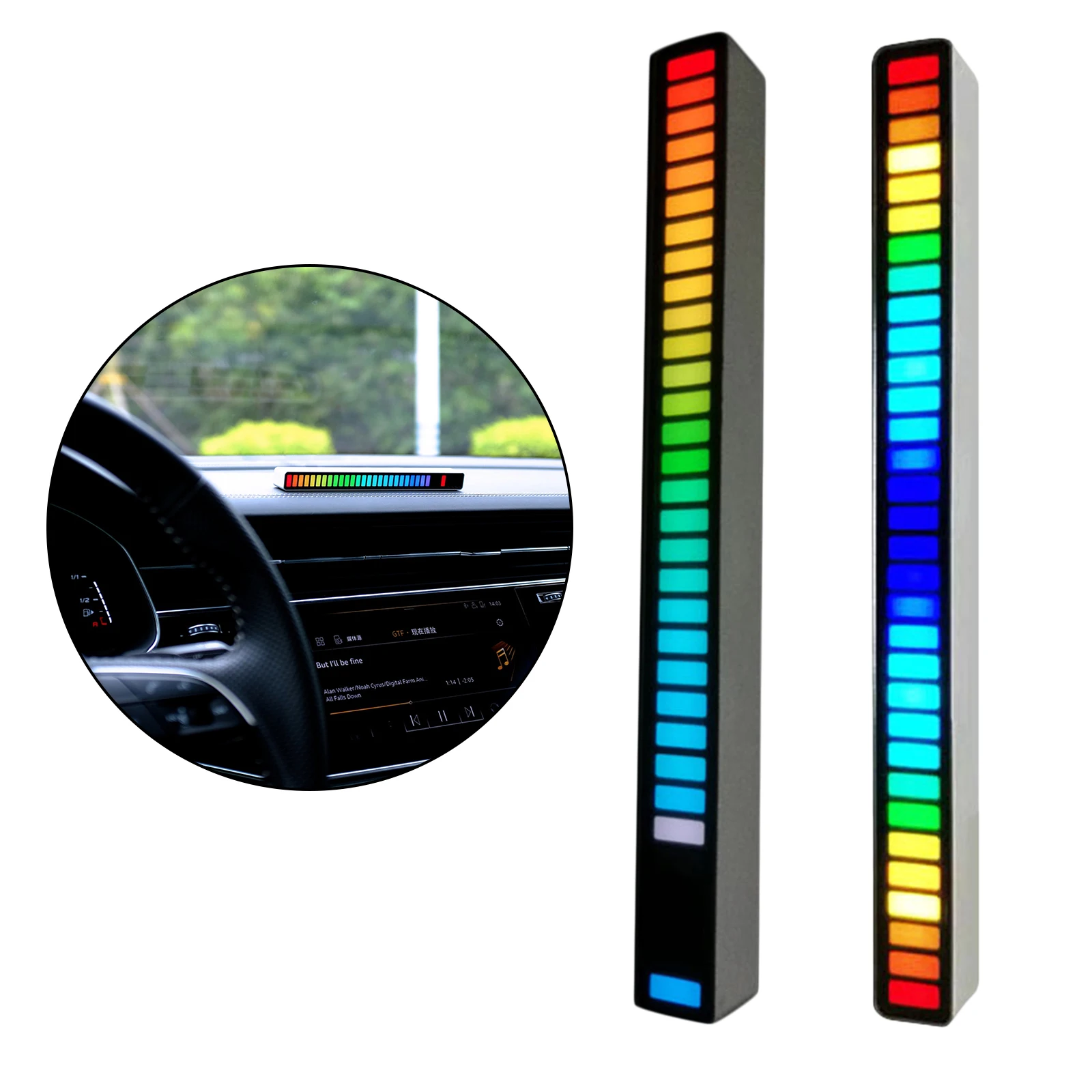 Creative Sound Control Voice-Activated Rhythm Music Strip Light 18 Colors Party Bedroom RGB Colorful LED Lights Decoration
Creative Sound Control Voice-Activated Rhythm Music Strip Light 18 Colors Party Bedroom RGB Colorful LED Lights Decoration
