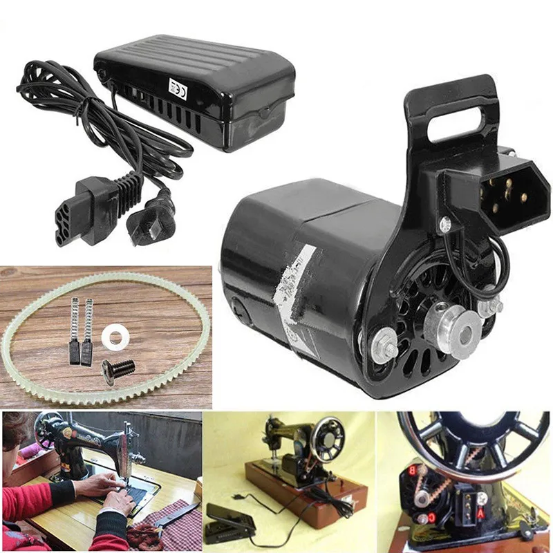 Home Sewing Machine 180W Electric Motor Pedal Set 220V AC 50HZ 10000rpm 0.9A Bracket Carbon Brush Low Noise Sewing Tools Parts
Home Sewing Machine 180W Electric Motor Pedal Set 220V AC 50HZ 10000rpm 0.9A Bracket Carbon Brush Low Noise Sewing Tools Parts