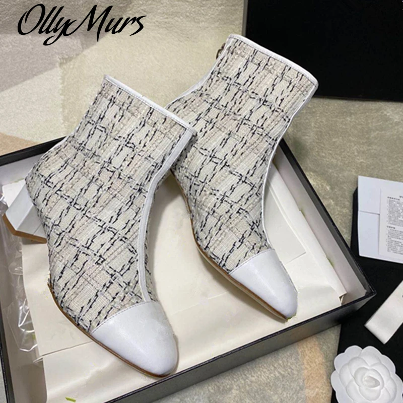 Ollymurs Mixed Color Ankle Boots For Wome Chunky High Heels Pumps Autumn Winter Slip On Chelsea Boots Runway Party Dress Boots
Ollymurs Mixed Color Ankle Boots For Wome Chunky High Heels Pumps Autumn Winter Slip On Chelsea Boots Runway Party Dress Boots