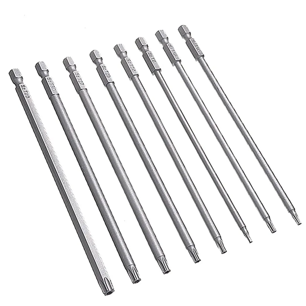 1PC Magnetic Torx Screwdriver Bit 150mm Long T8 T10 T15 T20 T25 T27 T30 T40 Hand Tools Parts Screwdrivers Nutdrivers Bits
1PC Magnetic Torx Screwdriver Bit 150mm Long T8 T10 T15 T20 T25 T27 T30 T40 Hand Tools Parts Screwdrivers Nutdrivers Bits
