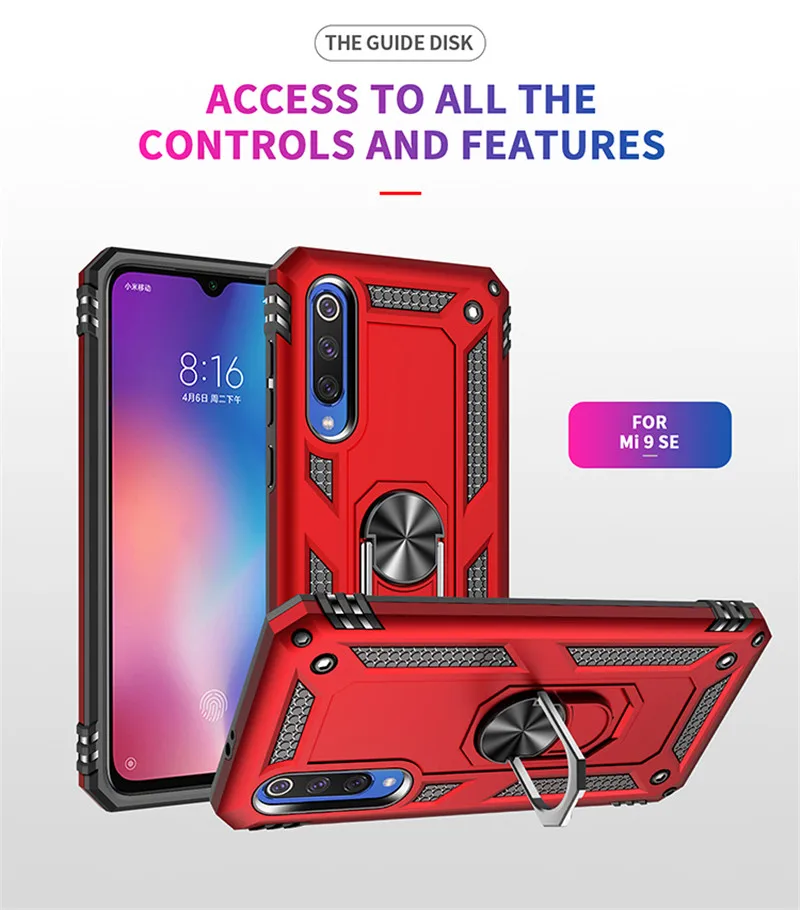 For Xiaomi Mi 9 SE Case Magnet Car Ring Stand Holder Cover for Xiomi Mi 9 SE Mi9SE xiaomi9SE Funda Coque Capa
For Xiaomi Mi 9 SE Case Magnet Car Ring Stand Holder Cover for Xiomi Mi 9 SE Mi9SE xiaomi9SE Funda Coque Capa