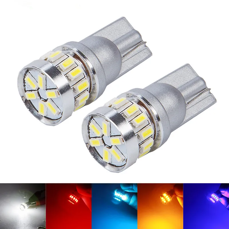 10PCS T10 W5W canbus LED Car Interior Reading Dome Light White yellow ice bule purple Red 168 194 LED Auto Wedge Bulbs
10PCS T10 W5W canbus LED Car Interior Reading Dome Light White yellow ice bule purple Red 168 194 LED Auto Wedge Bulbs