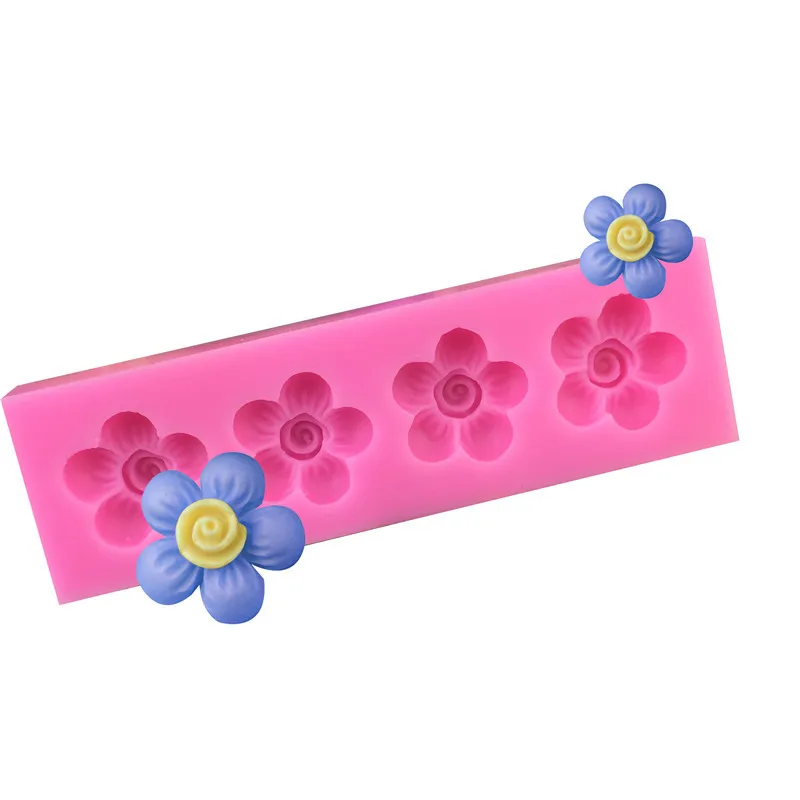 4 even flower silicone cake mold fondant cake decorating mold baking tools Candy Chocolate Sugarcraft Ice Pastry Mould
4 even flower silicone cake mold fondant cake decorating mold baking tools Candy Chocolate Sugarcraft Ice Pastry Mould