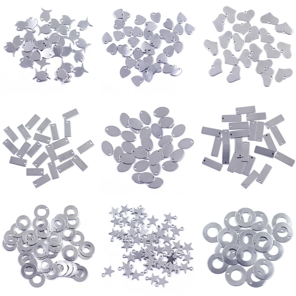 100Pcs Pendants Stainless Steel Stamping Tags Rectangle Blank Silver Tone For Charm Necklaces Jewelry DIY Finding Charms 21x9mm
100Pcs Pendants Stainless Steel Stamping Tags Rectangle Blank Silver Tone For Charm Necklaces Jewelry DIY Finding Charms 21x9mm